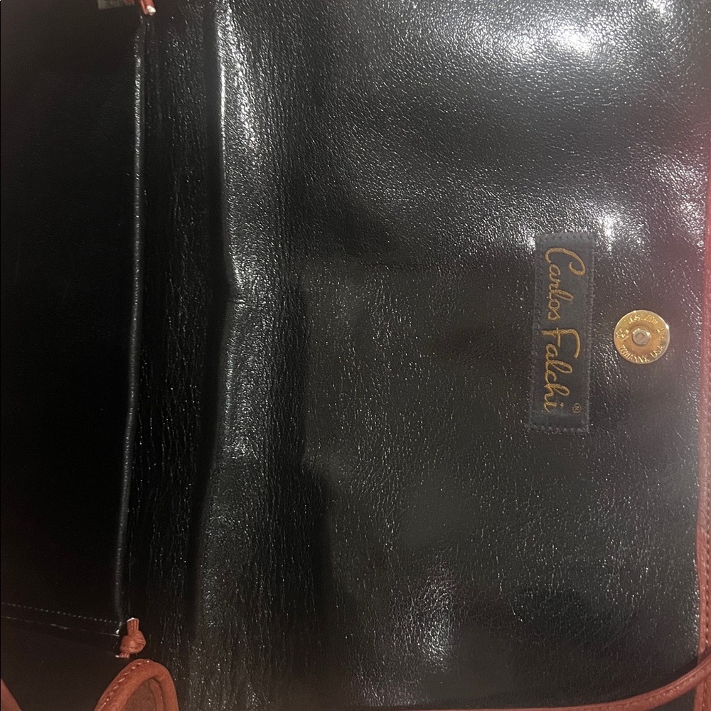 Carlos Falchi Oversized Python Clutch - image 6